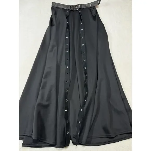 Mala Noche Celestial Skirt Jet Black Dark Academia Indie Sleaze Boutique 26